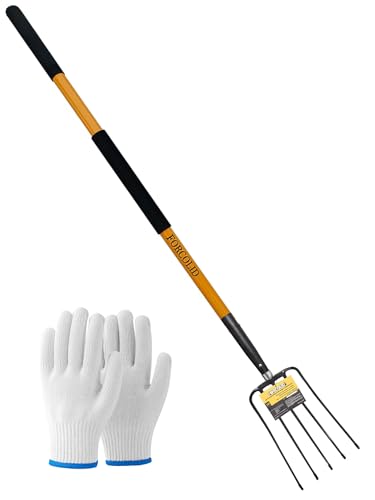 FORCOLID 5-Tine Steel Garden Fork