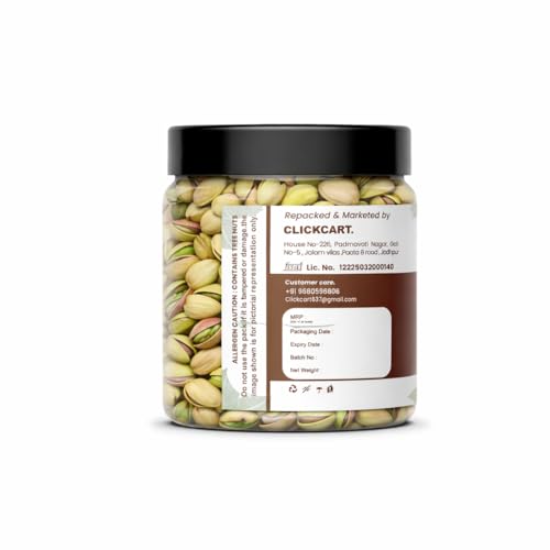 Image of Avogro Premium Pistachio Nuts - Crunchy, Naturally Delicious, Protein-Rich Dry Fruit for Snacking & Cooking (500g)