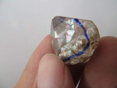 Cristallo Naturale Grezzo 2 Cristallo di Quarzo Trasparente Acqua Tibet Diamante Herkimer W Ottimo