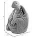 Modern Artisans Meditating Turtle - Cast Stone Garden Sculpture : Large Size, Grey Stone Finish