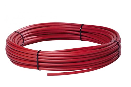 DIPRA - Tube PER Nu Rouge Ø12 mm - Rouleau 10 m - Eau Chaude