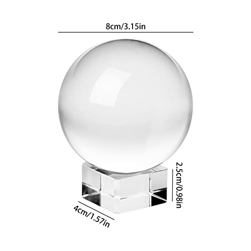 Miniatura 2 de Bola De Cristal: Bola De Cristal K9, Bola Transparente De 80 Mm, Bola De Adivino, Regalo Para Fotógrafos Aficionados