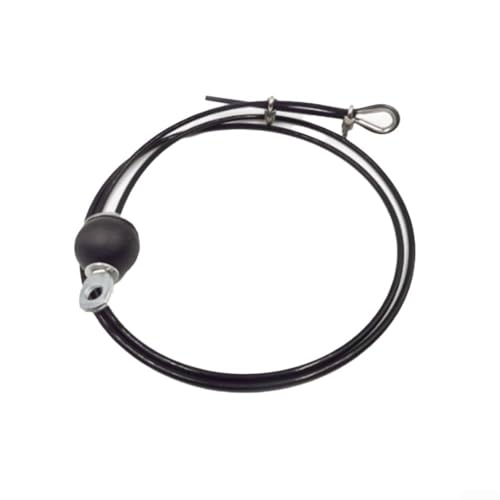 Câble de rechange pour salle de sport à domicile, 5 mm, en acier revêtu de plastique, design anti-torsion à faible friction pour machines d'entraînement de force, réglable (2 mètres) – vue 8