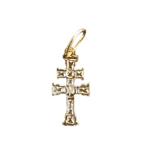 Cruz de Caravaca Oro 18 Kilates para Bebé 1,3 cm