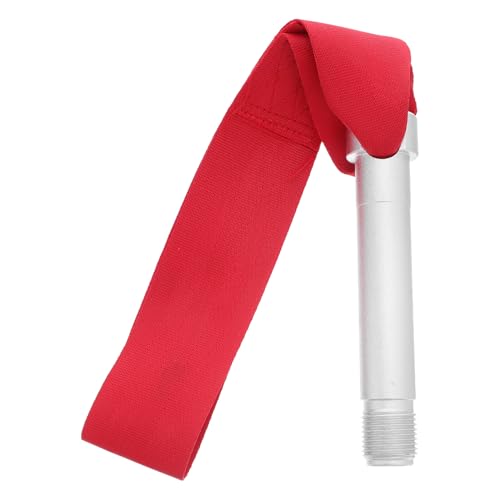 Crochet de remorquage rouge et sangle haute résistance pour dépannage de sport