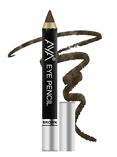 Image of AYA Eye Pencil For Kajal /Eye Liner - Brown 2.8g | Glides Smoothly | Creamy smooth formula | Light weight