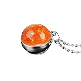 Élégance galactique: ajoutez une touche de charme cosmique à votre collection avec notre collier de perle de faux planète Saturn. collier système solaire combine la beauté des bijoux Saturne du collier de planète pour créer une piè unique sophistiquée. Le collier pendentif en terre les bijoux d'univers sont parfaits pour tous ceux qui aiment les étoiles.