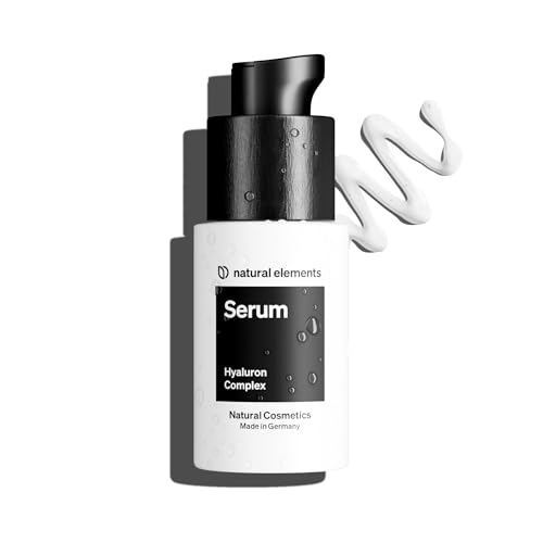 Sérum de hialurón – 30 ml de ácido hialurónico de alta dosis – antienvej. – con extracto de hoja de espino amarillo, espirulina y glicerina – sérum hidratante, cuidado facial