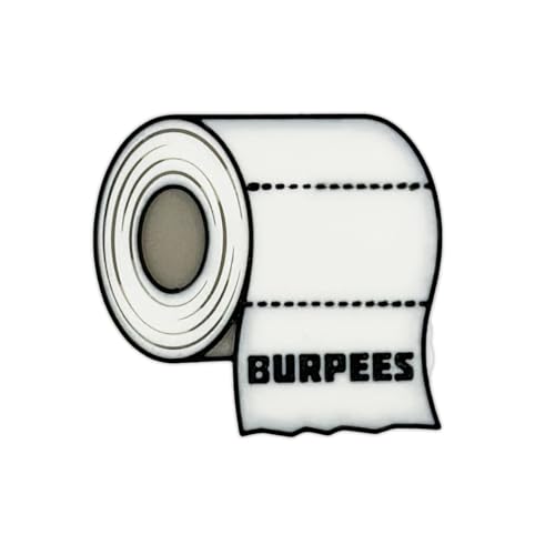 Parche PAPEL HIGIÉNICO BURPEES para Mochila Militar - Parche PLA Mochila Táctica Cross Training - Accesorio Mochila y Chaleco