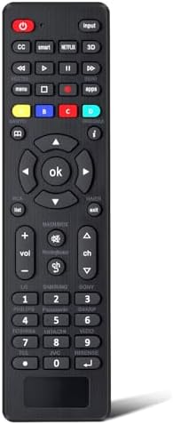 Universal TV Remote Control Replacement for TCL TV, Samsung TV, Insignia TV, LG TV, Hisense TV, Sony TV, Philips TV, Vizio TV, Sharp TV, Panasonic TV, Sanyo TV, Toshiba TV