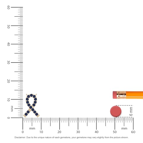 Natural Gemstone Cancer Ribbon Pendant Necklaces for Women in Silver/18K Yellow/Rose Gold Vermeil, Birthstone Jewelry Gifts for Her Birthday, Anniversary, Wedding3