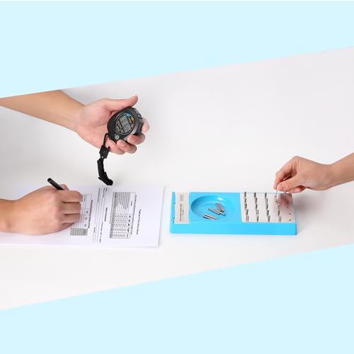 YPCBYNBS Grooved Pegboard for Rehabilitation, Physical Therapy and Occupational Tharepy, Dexterity Test to Improve Visual Motor Coordination & Finger Dexterity - Image 7