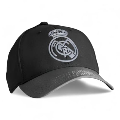 Casquette Real Madrid Noir - Adulte - Tissu Respirant