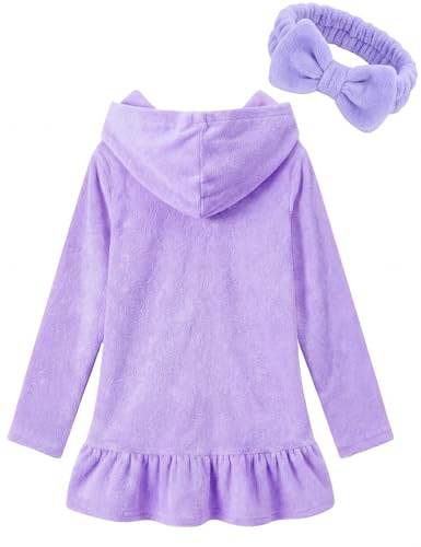 Image of Girls Swimsuits 3 Piece Bikini Bathing Suit Sets Cover-up Swimwear with Drawstring UPF 50+ Sun Protection
