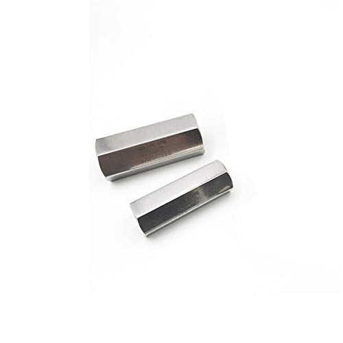 1/8 1/4 3/8 1/2 3/4 1 Inch BSP Female Thread 304 Stainless Steel Check Valve One Way Non-return Valve for Water Oil Gas (Specification : 1/2 inch)