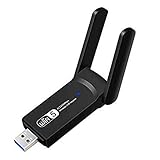 【Super-High-Speed 1200 Mbit/s】Usb wlan stick Nehmen Sie USB3.0-Schnittstelle, mit 11AC-Technologie, bidirektionale datenübertragung, höhere effizienz, mehr energieeinsparung, abwärtskompatibel mit USB2.0, massive datenübertragung in kurzer Zeit, high-Speed-Übertragung ist nicht stecken