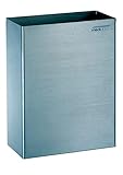 Mediclinics PP0279CS - Papelera Rectangular Inoxidable Satinado 25L