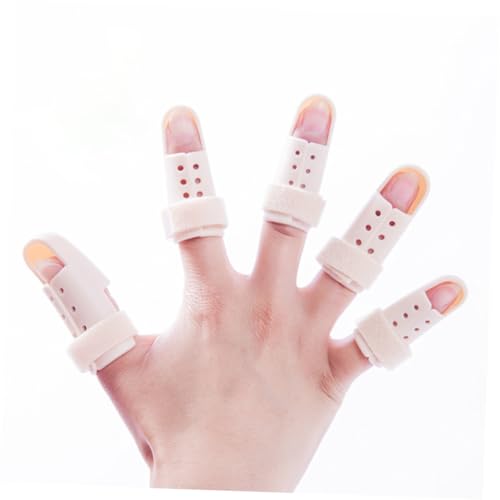 Didiseaon Finger Joint Protector Straightener Support Brace for Finger Breathable Comfortable Size 5 Use