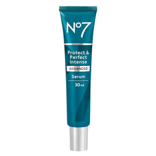 No7 Protect & Perfect Intense Advanced Serum - Rice Protein & Alfalfa Complex for Fine Lines and...