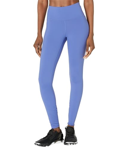 Image of Under Armour Womens Meridian Leggings Ankle Legging, Deep Periwinkle/Metallic Silver, XS