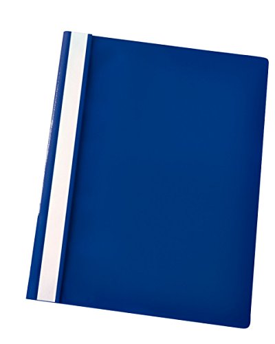 Esselte A4 Plastic Report Files, Pack of 25, 160 Sheet Capacity, Dark Blue, 28315
