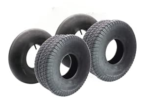 SECURA 2x Reifen 20x8.00-8 inkl. Schläuche mit geradem Ventil TR13