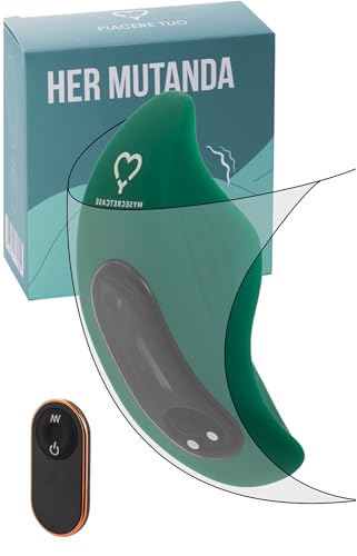 MySecretCase Fernbedienung Mini Vibrator Auflege - Leises Vibrations Sexspielzeug für Paare Klitoris Stimulator für die Frauen Tragbarer Vibrator mit Fernsteuerung Sextoy für Unterwegs Sex