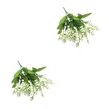 SEWACC 2pcs 7 Faux Home Simulation Hand Plastic Props Decoration for Flowers Convallaria Decor Exqui