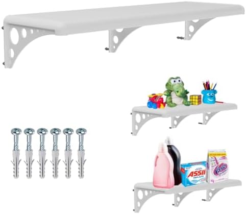 Prateleira Multiuso Branca Com Suporte | 60x20cm | Astra