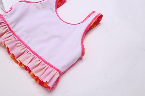 Image of Arshiner Girls Bikini Beach Swimwear 2 Piece Swimsuits Floral Printing Bathing Suits