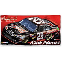 Kevin Harvick #29 Budweiser 30"x60" Beach Towel