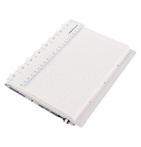 Carnet de notes rechargeable Filofax A5 violet blanc cahier reliure spirale 115069