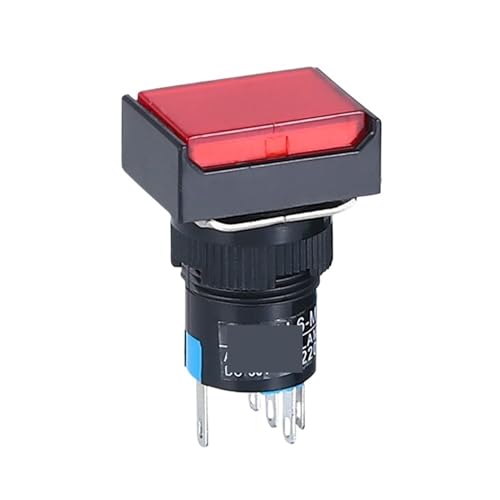 Interrupteur 6mm 2NO2NC rouge pour remplacer un bouton défectueux 5V