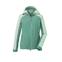 Killtec Womens Giacca Funzionale con Cappuccio Staccabile con Zip - Nira, Blu Verde, 44, 32262-000