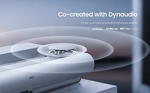 Jmgo U2 4K Tri-Color Ultra Short Throw Laser Tv Projector, 2400 Ansi Lumens,Hdr10,Co-Created With Dynaudio,Smart Projector For Movies&Gaming&Streaming #TOP5