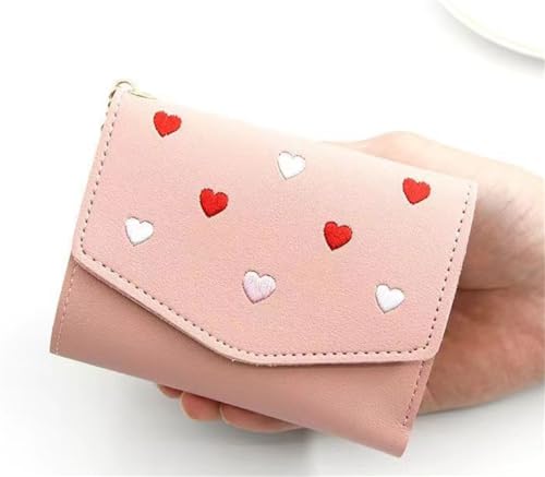 Wallet Short High-end Love Urban Fashion Coin Purse(Rose)4