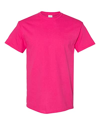 Heavy Cotton 100% Cotton Tshirt (G500), (Heliconia), Medium