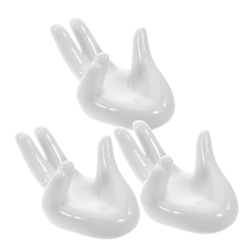 Garneck Ceramic Hand Egg Holder Easter Egg Display Stand Sturdy Cups for Serving Decorative Home Decor