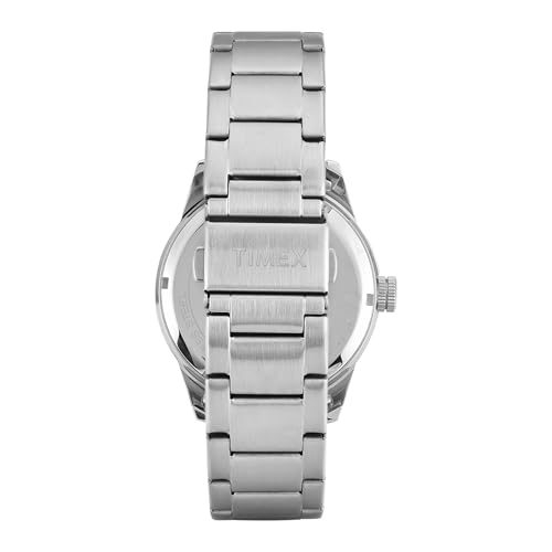 Image of TIMEX Silver-Tone Round Dial Analog Men's Watch - TWEG28505