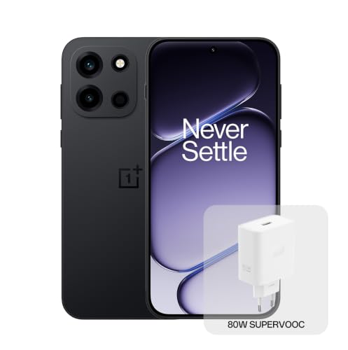 OnePlus Nord 6 AI Smartphone 8 GB+256 GB, Batteria 7500 mAh, Nero