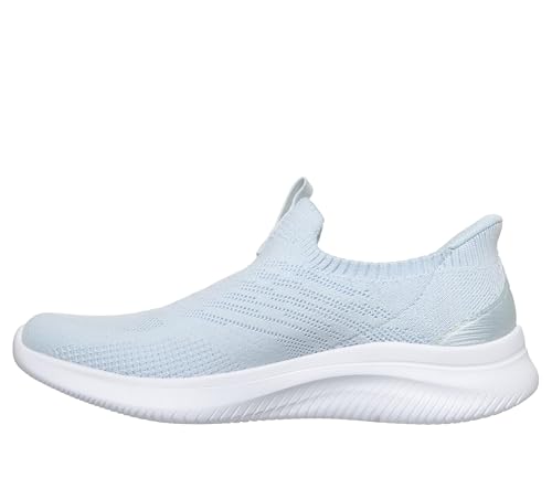 Skechers Femme Ultra Flex 4.0 Pure Dream Baskets, Light Bleu, 42 EU