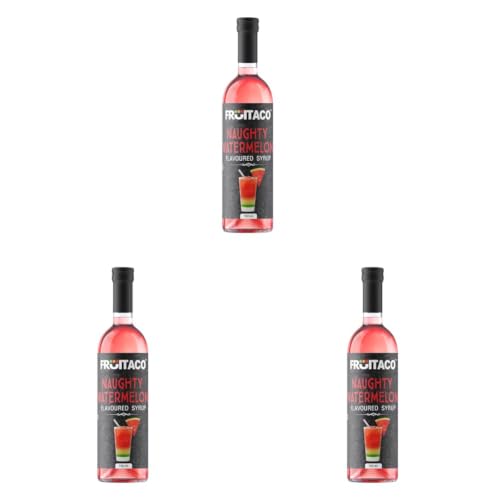Image of Fruitaco Watermelon Syrup: Perfect Mixer For Enhancing Mocktails & Cocktails, Drinks, And Mojitos At Parties, Conveniently Packaged In A 750Ml Bottle For All Your Mixing Needs (Pack of 3)