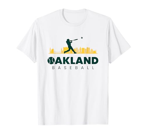 Oakland Baseball Vintage Minimalist Retro Baseball Lover T-Shirt