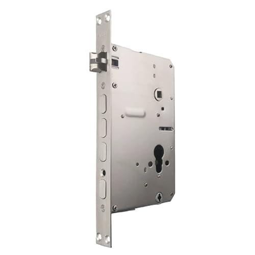 SkyjOy Door Lock Gearbox 75x68 Stainless Steel Lock Body,Spacing 68mm,Backset 75mm,Silent Tongue,Replace Security Door Lock Body Door Lock Box