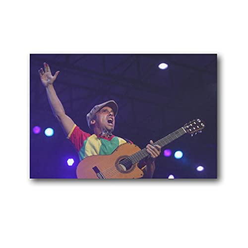 LINBAI Poster du chanteur espagnol Manu Chao (8) - Impression sur toile - 30 x 45 cm