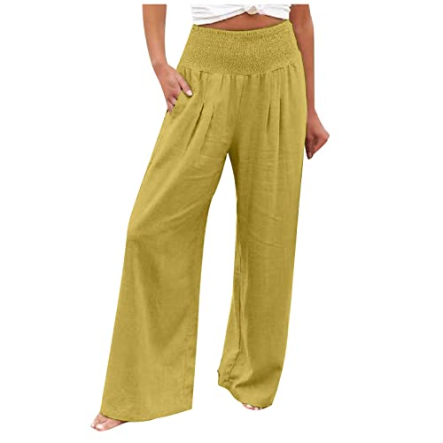 Damenhose, lockere Passform, Leinenhose, Hose für Damen, Sommer, Herbst,...