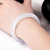 [Unique]: Utilisation de jade naturel, sculpté à la main et poli. Chaque bracelet est unique et il existe certaines différences de couleur. Couleurs courantes des bracelets : vert, vert clair, vert foncé.