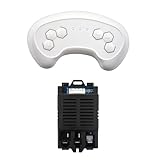 HH1708K 2.4G Remote Control Receiver Controller Board DC 6V-12V Circuit Board Replacement Parts for Kids Electric Ride On Toy Car(HH670Y+HH1708K Receiver)