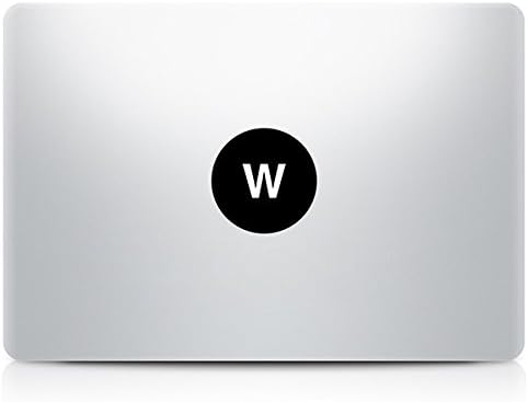 Amazon.com: DecalGalleria - Alphabet W Decal Sticker for MacBook ...