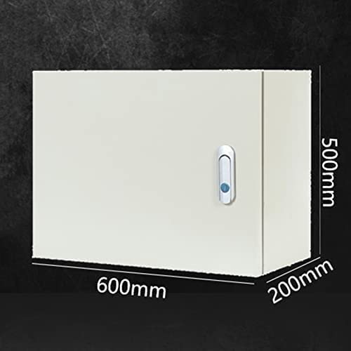 Caja de conexiones eléctrica Caja De Conexiones Eléctricas Impermeable, Cubierta Con Bisagras For Gabinete Eléctrico De Acero Con Cerradura Y Placa De Montaje, Caja De Proyectos For Uso En Interiores